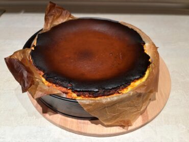 A perfectly caramelized Basque Burnt Cheesecake